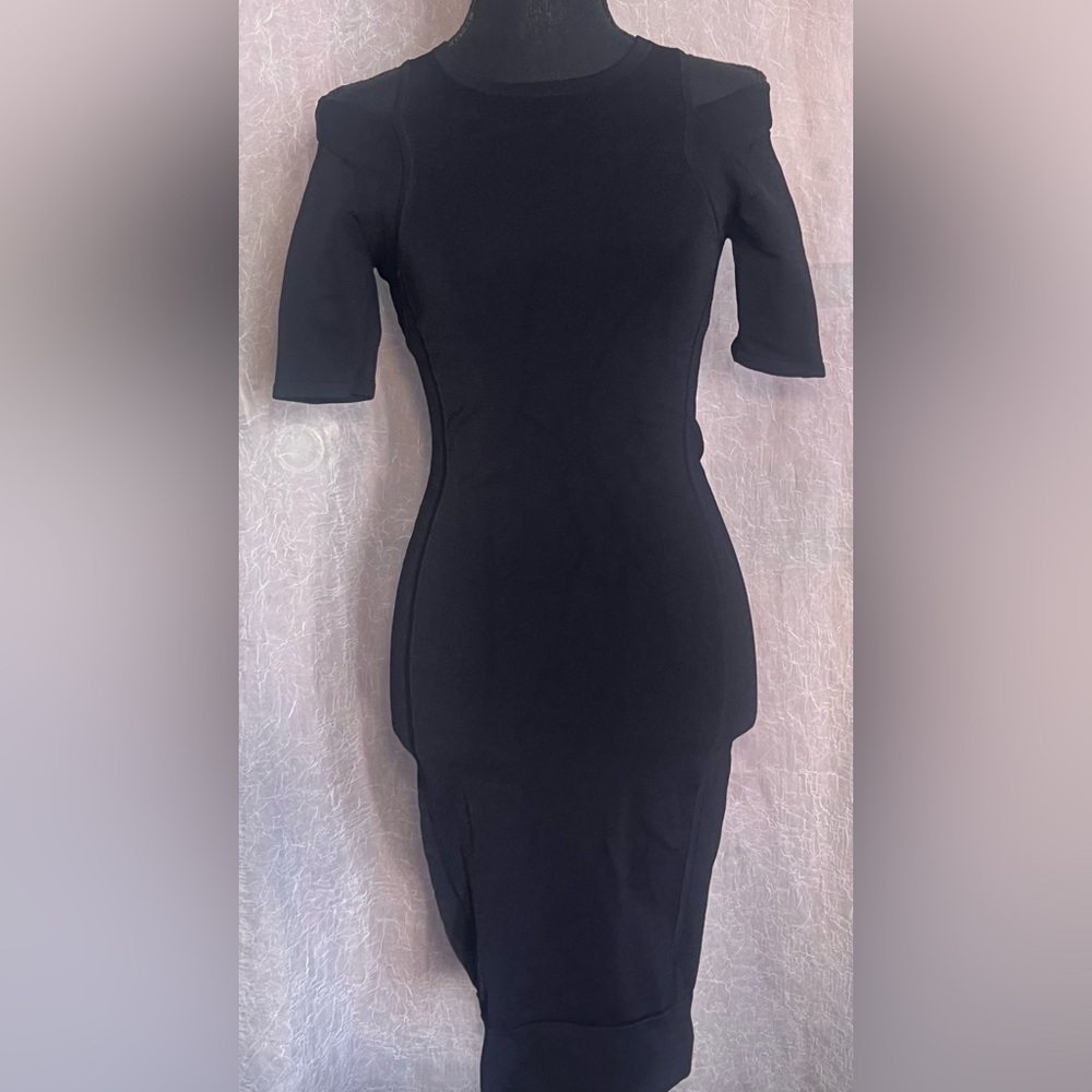 French connection black bodycon dress​​​